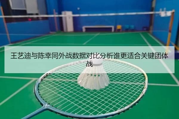 王艺迪与陈幸同外战数据对比分析谁更适合关键团体战